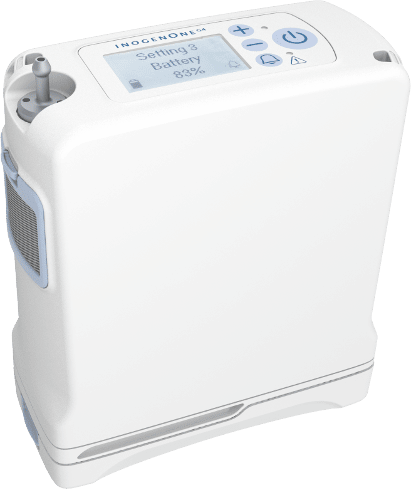inogen one g4 oxygen concentrator front view
