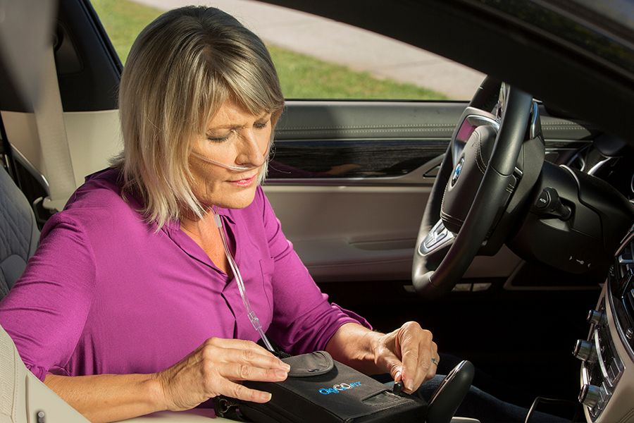 oxygo fit plugged into car charger